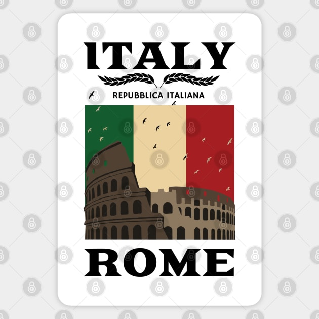 make a journey to Italy Magnet by KewaleeTee